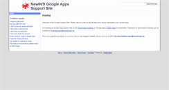 Desktop Screenshot of googlesupport.newinti.edu.my