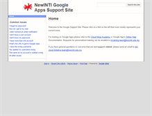 Tablet Screenshot of googlesupport.newinti.edu.my
