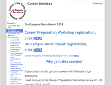 Tablet Screenshot of careerweek-iics.newinti.edu.my